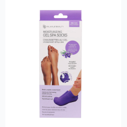 Anti-Slip Lavender Scented Moisturizing Gel Socks in Purple