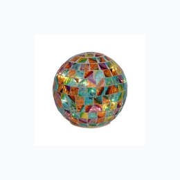 Harlequin Stained Glass Effect LED Globe