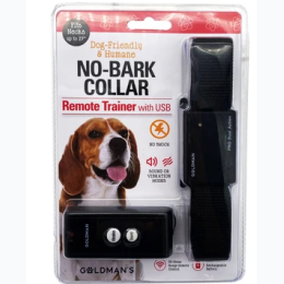 Goldman's Dog Friendly Rechargeable REMOTE Dog Trainer with USB
