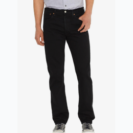 Men's Levi Slim Fit Bootcut Jeans 501 - Black - Slightly Irregular - Size Waist 32, Inseam 30
