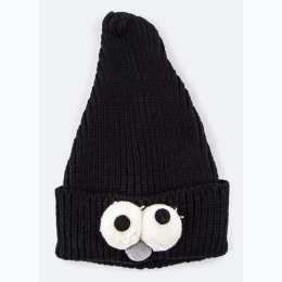 Toddler Kids Size Crazy Eyes Beanie - Age Range 2 - 6 - 2 Color Options