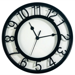 8" Round Wall Clock - 3 Color Options