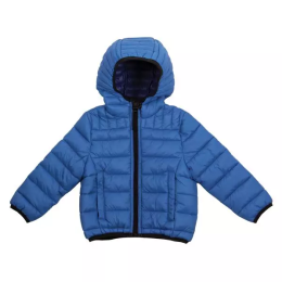 Infant & Toddler Packable Puffer Jacket with Hood - 2 Colors