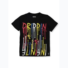 Boy's Phat Farm "DRIPPIN" Paint T-Shirt in Black