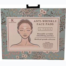 Kireiskn 16 Piece Reusable Medical Grade Silicone Anti Wrinkle Face Patches Set