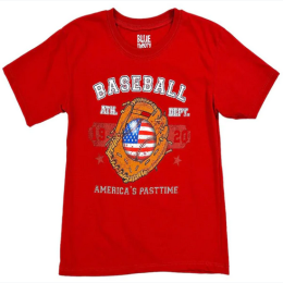 Boy's BLUE THEORY Americana T-Shirt in Red - Baseball