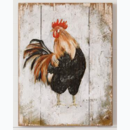 Sign - Rooster 26" H x 20" W x 1.5" D