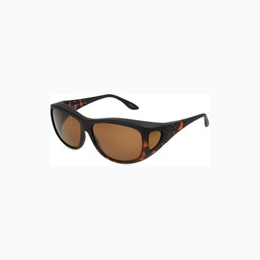 Unisex Solar Shield® Fit Over Sunglasses - Dark Tortoise