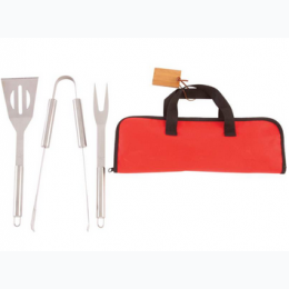 Chefmaster™ 4pc Stainless Steel Barbeque Tool Set