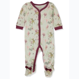 Newborn Girl Disney Bambi & Thumper Footed Coverall