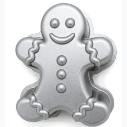 Nordic Ware Cast Aluminum Gingerbread Man Baking Pan