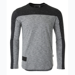 Men's ZIMEGO Long Sleeve Color Block T-Shirt - 3 Color Options