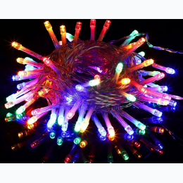 Battery Operated Holiday/Christmas Lights – 40 LED Clear Wire – Two Light Modes