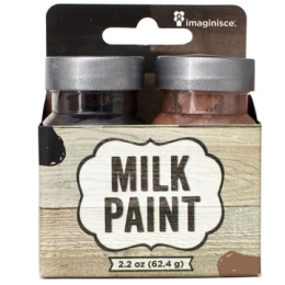 Milk Paint 2-Pack in Black and Brown - 2.2 oz