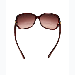 Women's Revlon core Deep Burgundy Snake Print Accent Sunglasses