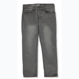 Boy's Slim Straight Jeans In Grey