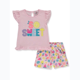Toddler Girl So Sweet 2pc Shorts Set