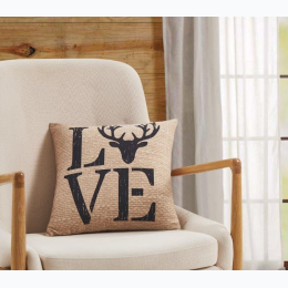 Accent Pillow - Deer Love