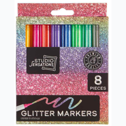 Anker Play - Studio Sensations 8 Piece Glitter Marker Set