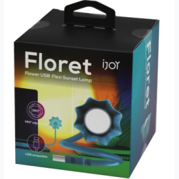 iJoy Floret USB Flexi Sunset Lamp Light in Blue