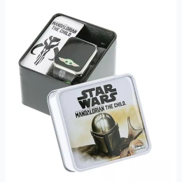LED Date & Time Watch in Tin Case - Star Wars Baby Yoda LED Face