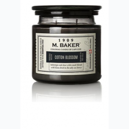 14 oz Scented Jar Candle Mabel Baker - Cotton Blossom