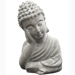 6.5" Thinking Buddha Decorative Statue