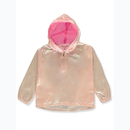 Toddler Girl 2pc Iridescent 1/4 Zip Jacket & T-Shirt ONLY - Size 3T
