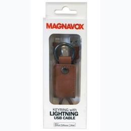 Magnavox Keyring with MFI iPhone Lightning Cable