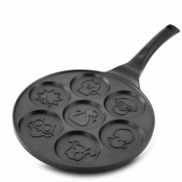 MegaChef Fun Animal Design 10.5 Inch Nonstick Pancake Maker Pan with Cool Touch Handle