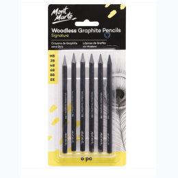 Woodless Graphite Pencils Signature Set - 6pc