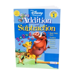 32 Page Disney Addition and Subtraction Workbook - 1st Grade