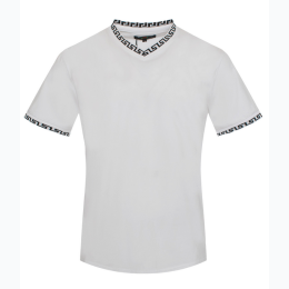 Men's Greek Key Design Detail V-Neck Premium T-Shirt - 3 Color Options