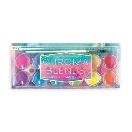 Chroma Blends 12 Pearlescent Watercolors Paint Set