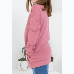 Girl's Long Sleeve Pocket Top - 2 Colors